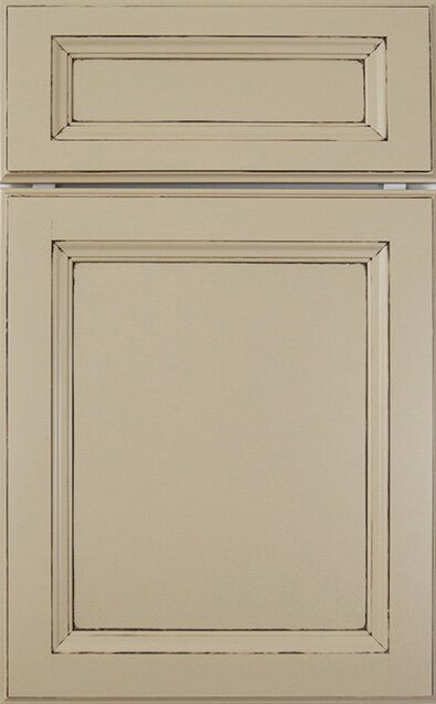 a taupe brown kitchen and bath cabinet surface